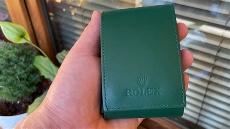 rolex coin pouch|Rolex travel carrying case.